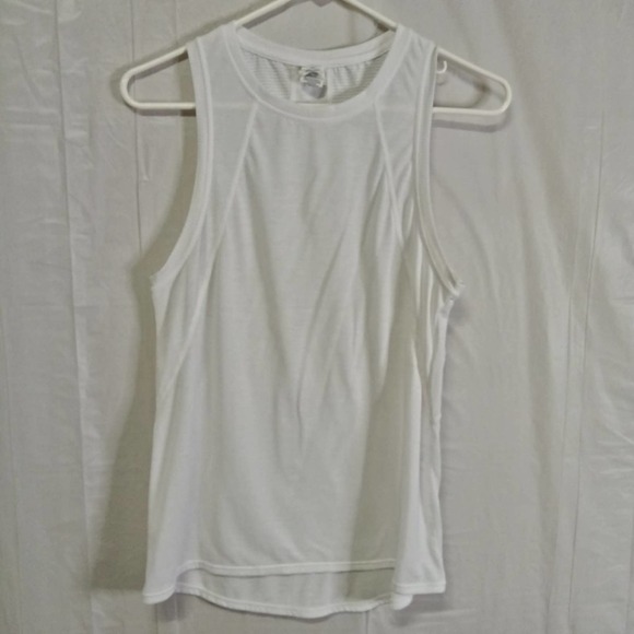 Sweaty Betty PACESETTER RUNNING Tank Top White Reflective Detail Jersey Crew - Picture 3 of 9